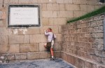 A much younger me trying to scale the Great Wall of China. I did not succeed.