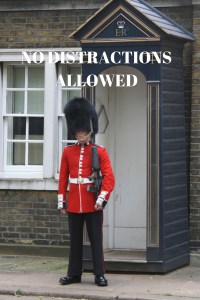 NO DISTRACTIONS ALLOWED