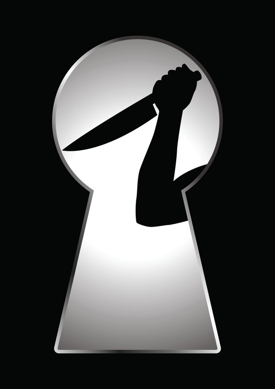 canstock keyhole knife graphic