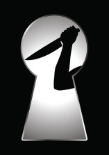 canstock keyhole knife graphic